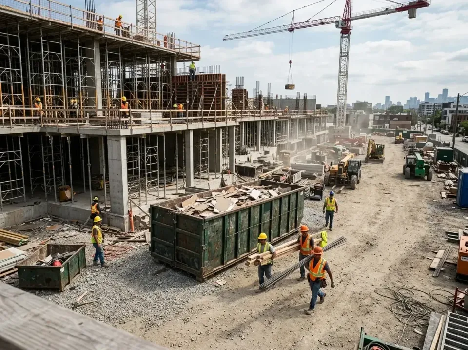 commercial-construction-site-w-002 — frequently asked questions, Low Cost Construction Dumpster Rental in Fergus Falls, MN